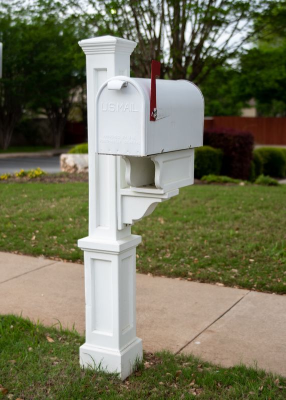 Damaged Mailbox Post